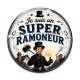 Cabochon Verre - je suis un super ramoneur