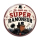 Cabochon Verre - je suis un super ramoneur