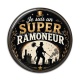 Cabochon Résine - je suis un super ramoneur