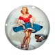 Cabochon Verre - pin up