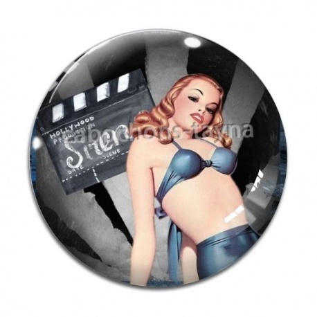 Cabochon Verre - pin up