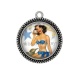 Pendentif Cabochon Argent - pin up
