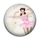 Cabochon Résine - pin up