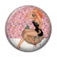 Cabochon Résine - pin up