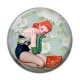 Cabochon Résine - pin up
