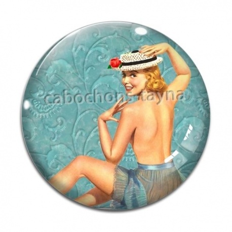 Cabochon Verre - pin up