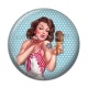Cabochon Résine - pin up
