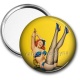 Miroir de poche - pin up