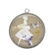 Pendentif Cabochon Argent - pin up