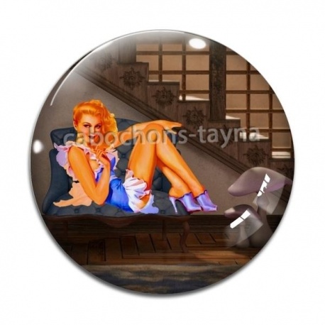 Cabochon Verre - pin up