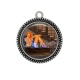 Pendentif Cabochon Argent - pin up
