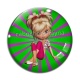 Cabochon Verre - fille