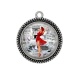 Pendentif Cabochon Argent - pin up