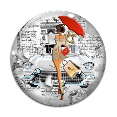 Cabochon Verre - pin up
