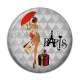 Cabochon Résine - pin up