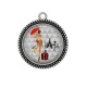 Pendentif Cabochon Argent - pin up