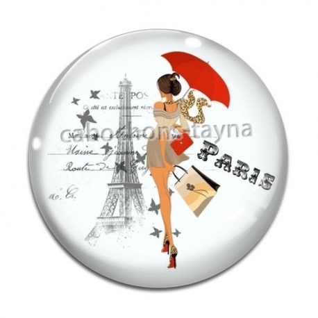 Cabochon Verre - pin up