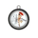Pendentif Cabochon Argent - pin up