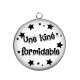 Pendentif Cabochon Argent - une kiné formidable