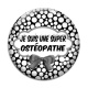 Cabochon Verre - je suis une super ostéopathe