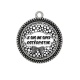 Pendentif Cabochon Argent - je suis une super ostéopathe