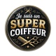 Cabochon Résine - je suis un super coiffeur