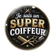 Cabochon Verre - je suis un super coiffeur