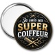 Miroir de poche - je suis un super coiffeur