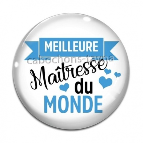 Cabochon Verre - meilleure maîtresse