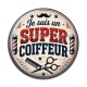 Cabochon Résine - je suis un super coiffeur
