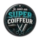 Cabochon Résine - je suis un super coiffeur