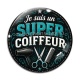 Cabochon Verre - je suis un super coiffeur