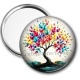Miroir de poche - arbre de vie