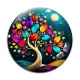 Cabochon Verre - arbre de vie