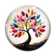 Cabochon Verre - arbre de vie