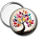 Miroir de poche - arbre de vie