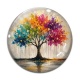 Cabochon Verre - arbre de vie