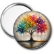 Miroir de poche - arbre de vie