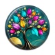 Cabochon Résine - arbre de vie