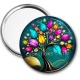 Miroir de poche - arbre de vie