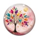 Cabochon Verre - arbre de vie
