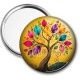 Miroir de poche - arbre de vie