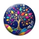 Cabochon Verre - arbre de vie