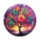Cabochon Verre - arbre de vie