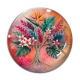 Cabochon Verre - arbre de vie