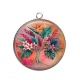 Pendentif Cabochon Argent - arbre de vie