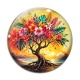 Cabochon Verre - arbre de vie