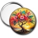 Miroir de poche - arbre de vie