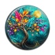 Cabochon Résine - arbre de vie