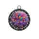 Pendentif Cabochon Argent - arbre de vie